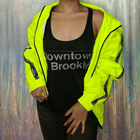 Neon Tyvek Fiorucci Bomber - Picture 3 of 5